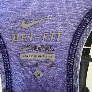 Nike Dri-FIT Heathered Purple Top